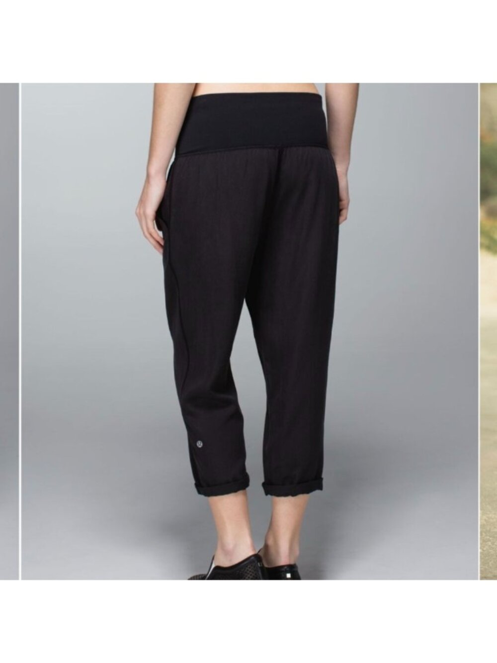Lululemon Post Power Crop Black